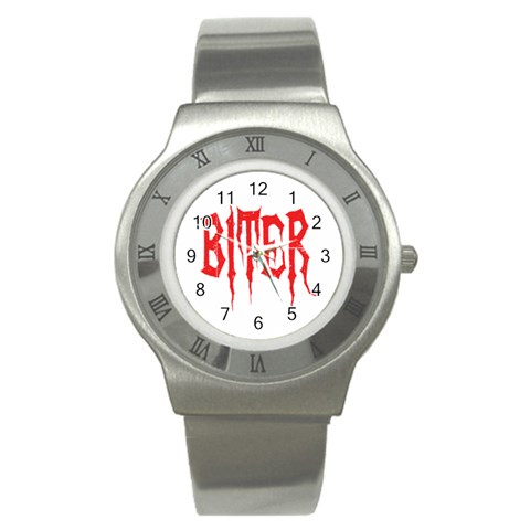 Biter Stainless Steel Watch from ArtsNow.com Front