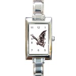 Vampire Bat Rectangular Italian Charm Watch