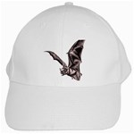 Vampire Bat White Cap