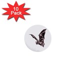 Vampire Bat 1  Mini Button (10 pack) 