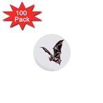 Vampire Bat 1  Mini Button (100 pack) 