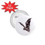 Vampire Bat 1.75  Button (10 pack) 