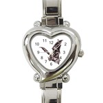 Vampire Bat Heart Italian Charm Watch