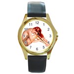 RFV Round Gold Metal Watch