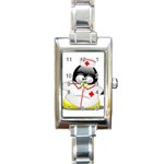 3-283089-0-1-1 Rectangular Italian Charm Watch