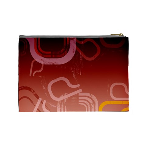 Urban Grunge Abstract 1 Cosmetic Bag (Large) from ArtsNow.com Back