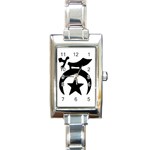 shriners5 Rectangular Italian Charm Watch