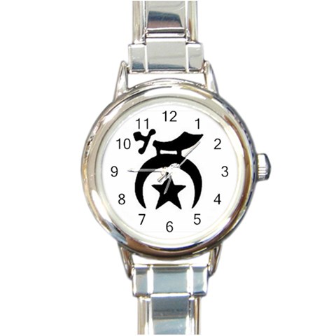 shriners5 Round Italian Charm Watch from ArtsNow.com Front