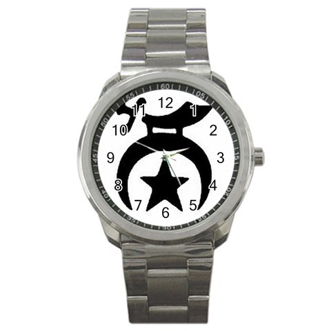 shriners5 Sport Metal Watch from ArtsNow.com Front