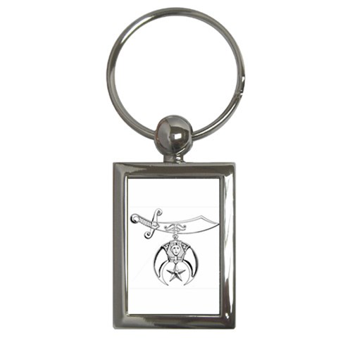 shriners Key Chain (Rectangle) from ArtsNow.com Front