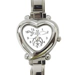 shriners Heart Italian Charm Watch