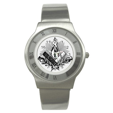 mason Stainless Steel Watch from ArtsNow.com Front