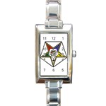 easternstar6 Rectangular Italian Charm Watch