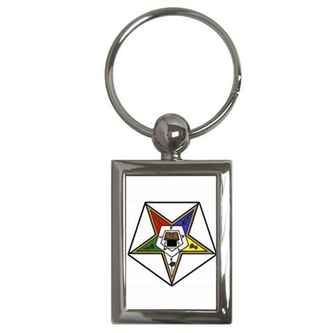 easternstar6 Key Chain (Rectangle) from ArtsNow.com Front