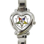 easternstar6 Heart Italian Charm Watch