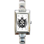 demolay Rectangular Italian Charm Watch