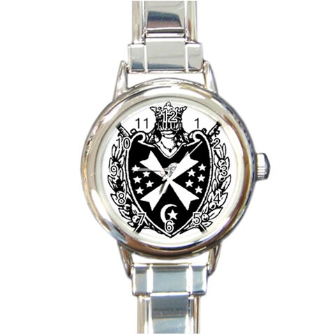 demolay Round Italian Charm Watch from ArtsNow.com Front