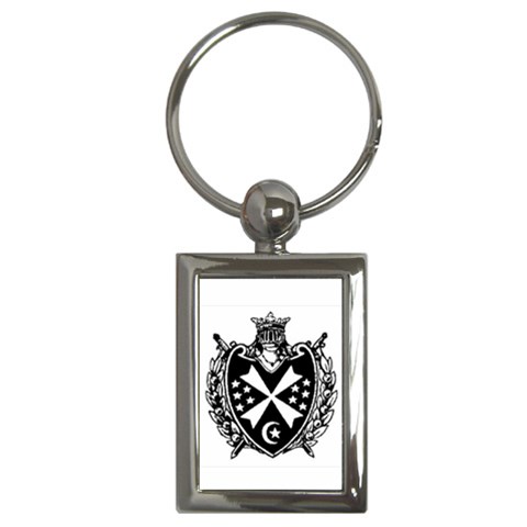 demolay Key Chain (Rectangle) from ArtsNow.com Front