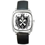 demolay Square Metal Watch