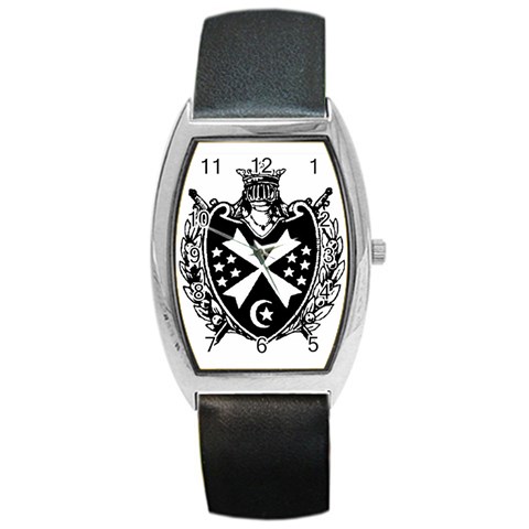 demolay Barrel Style Metal Watch from ArtsNow.com Front