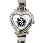 demolay Heart Italian Charm Watch