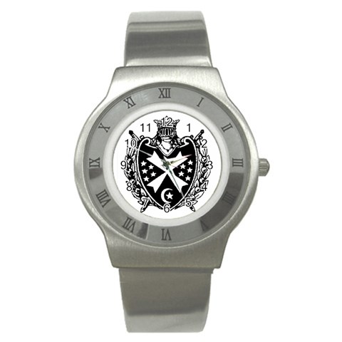 demolay Stainless Steel Watch from ArtsNow.com Front