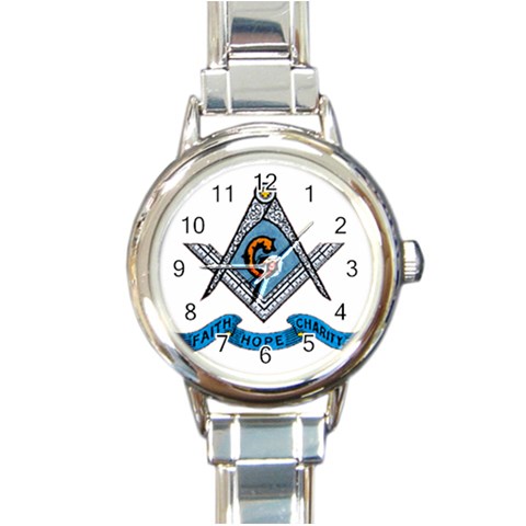 bl10 Round Italian Charm Watch from ArtsNow.com Front