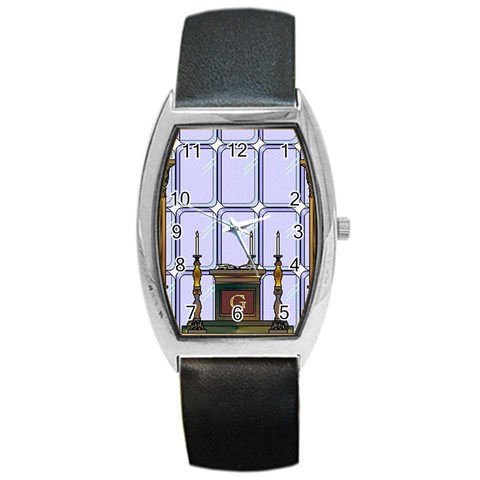 bl01 Barrel Style Metal Watch from ArtsNow.com Front