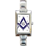 sandc Rectangular Italian Charm Watch