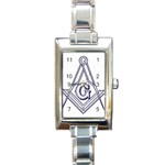 masonsym Rectangular Italian Charm Watch