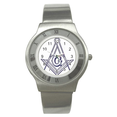 masonsym Stainless Steel Watch from ArtsNow.com Front