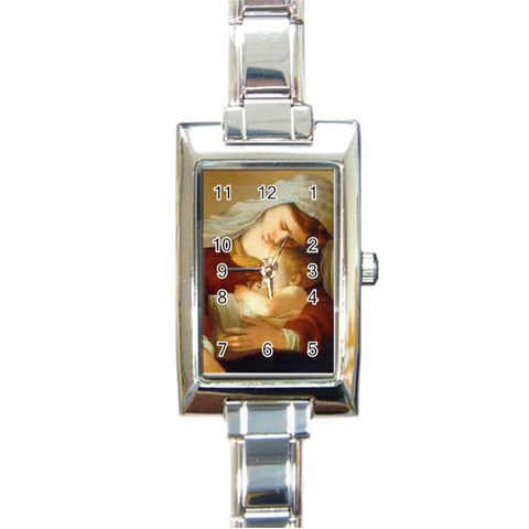 Virgin_Mary_Mother_of_God Rectangular Italian Charm Watch from ArtsNow.com Front