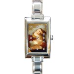 Virgin_Mary_Mother_of_God Rectangular Italian Charm Watch