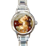 Virgin_Mary_Mother_of_God Round Italian Charm Watch