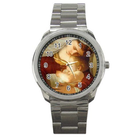 Virgin_Mary_Mother_of_God Sport Metal Watch from ArtsNow.com Front