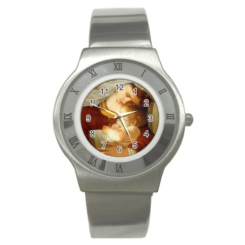 Virgin_Mary_Mother_of_God Stainless Steel Watch from ArtsNow.com Front