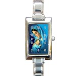 Mary_Mother_of_God_Incarnation Rectangular Italian Charm Watch