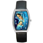 Mary_Mother_of_God_Incarnation Barrel Style Metal Watch