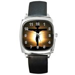 Jesus%20On%20The%20Cross Square Metal Watch