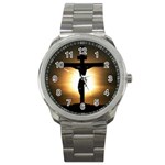 Jesus%20On%20The%20Cross Sport Metal Watch