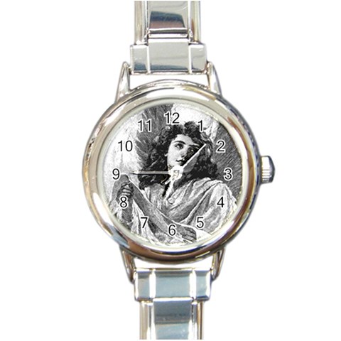 ANGEL2 Round Italian Charm Watch from ArtsNow.com Front