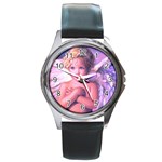 angel2 Round Metal Watch