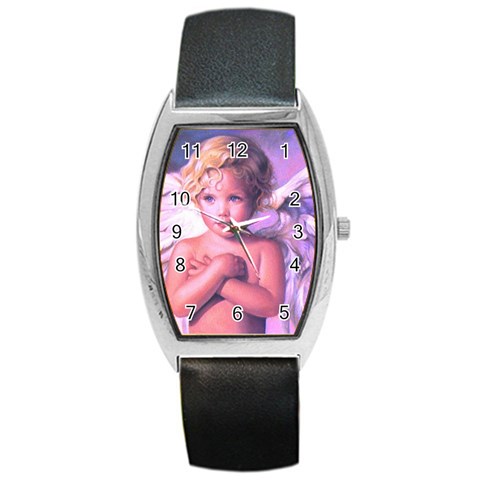 angel2 Barrel Style Metal Watch from ArtsNow.com Front