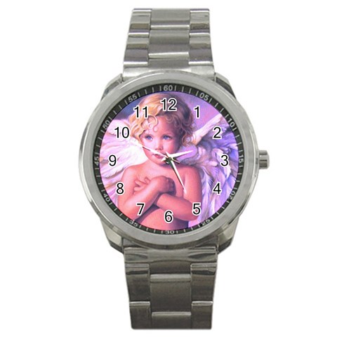 angel2 Sport Metal Watch from ArtsNow.com Front