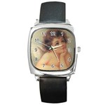 angel1 Square Metal Watch