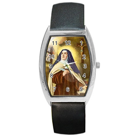 teresa Barrel Style Metal Watch from ArtsNow.com Front