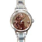 saints_catholic_org_francis Round Italian Charm Watch