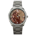 saints_catholic_org_francis Sport Metal Watch