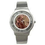 saints_catholic_org_francis Stainless Steel Watch