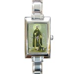 1103por2 Rectangular Italian Charm Watch